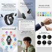 X10 Headphones Smart Watch 1.39" Waterproof, Bluetooth Call/NFC/HR, Black - 8