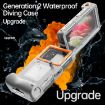 Diving Shell Gen2 IP68 Waterproof Phone Case - Grey Orange Upgrade - 5