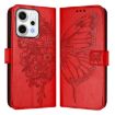 OPPO Reno14 Pro 5G Red Butterfly Leather Phone Case - Global Version - 2