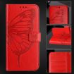 OPPO Reno14 5G Red Embossed Butterfly Leather Phone Case Global - 6