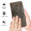 OPPO A5x 4G/5G Global Grey Embossed Butterfly Leather Phone Case - 5