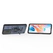 OPPO A79 5G Shockproof Phone Case with Holder - Blue Camshield TPU + PC - 4