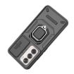 OPPO Reno12 Global Shockproof Phone Case with Holder - Black TPU + PC - 5