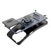OPPO A3X 5G Shockproof Phone Case with Holder - Black Camshield TPU+PC - 5