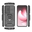 OPPO Reno13 Pro 5G Shockproof Phone Case with Holder - Black - 3