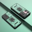 OPPO Reno13 Pro 5G Green Shockproof Case with Holder - Camshield TPU+PC - 2