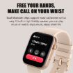 P43 Smart Watch, 1.8" TFT, Heart Rate Monitor, 100+ Sports Modes, Red Blue - 6