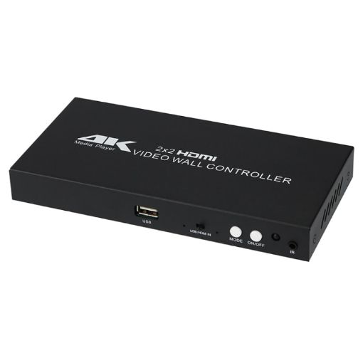 XP03 4K 2x2 HDMI Video Wall Controller, Playback Version (UK Plug) - 1