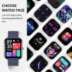 GTS5 2.0" Fitness Smart Watch - BT Call, Heart Rate, BP, MET, Glucose (Blue) - 6