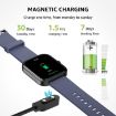 GTS5 2.0" Fitness Smart Watch - BT Call, Heart Rate, BP, MET, Glucose (Blue) - 7