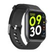 GTS7 2.0" Fitness Smart Watch - BT Call, Heart Rate, BP, MET (Black) - 2