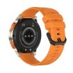 LEMFO AK59 Smart Watch Gold - 1.43" AMOLED Round Screen Silicone Strap - 3