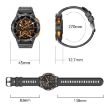 LEMFO AK59 Smart Watch, 1.43" AMOLED Round Screen, Steel Strap, Silver - 5