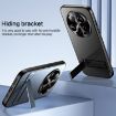 Xiaomi 14 Ultra R-JUST RJ-61 Silver Electroplating Phone Case with Holder - 8