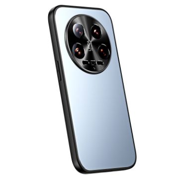 Xiaomi 14 Ultra R-JUST RJ-61 Blue Electroplating Frosted TPU + PC Case - 1