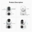 SriHome SH049 2MP Dual Lens Night Vision IP Camera with Humanoid Tracking - 9