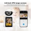 Srihome SH053 2MP IPS Screen Smart IP Camera Baby Monitor (US Plug) - 3