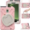 Samsung Galaxy Tab Active5 X300 Pink Silicone Hybrid Case with Strap - 1