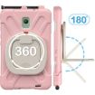 Samsung Galaxy Tab Active5 X300 Pink Silicone Hybrid Case with Strap - 3