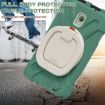 Samsung Galaxy Tab Active5 X300 Case with Holder & Strap - Emerald Green - 6