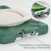 Samsung Galaxy Tab Active5 X300 Case with Holder & Strap - Emerald Green - 7