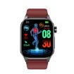 ET580 Sports Smart Watch, 2.04" AMOLED, Bluetooth Call, ECG, Red Band - 2