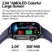 ET580 Sports Smart Watch, 2.04" AMOLED, Bluetooth Call, ECG, Red Band - 5
