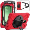 Samsung Galaxy Tab Active5 X300 Red Case with Strap & Rotary Grip - 1