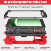 Samsung Galaxy Tab Active5 X300 Red Case with Strap & Rotary Grip - 3