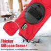 Samsung Galaxy Tab Active5 X300 Red Case with Strap & Rotary Grip - 4