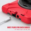 Samsung Galaxy Tab Active5 X300 Red Case with Strap & Rotary Grip - 5
