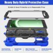 Samsung Galaxy Tab Active5 X300 Case with Strap - Blue Silicone Hybrid - 3