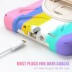 Samsung Galaxy Tab Active5 X300 Case with Strap - Colorful Pink Silicone - 5