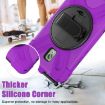 Samsung Galaxy Tab Active5 X300 Purple Case with Strap & Rotary Grip - 4
