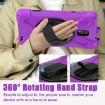 Samsung Galaxy Tab Active5 X300 Purple Case with Strap & Rotary Grip - 7