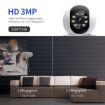 ESCAM QF104 3MP Indoor WiFi Camera with Humanoid Detection & Alarm, UK Plug - 5