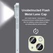 iPhone 15/15 Plus IMAK Metal Armor Camera Protector Film - Pink - 5
