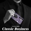 Samsung Galaxy S24 5G Shockproof Card Case with Ring Holder - Purple - 4
