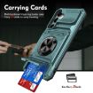 Samsung Galaxy S24+ 5G Shockproof Card Case with Ring Holder - Green - 6