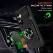 Samsung Galaxy A25 5G Shockproof Card Case with Ring Holder - Black - 2