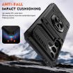 Samsung Galaxy A25 5G Shockproof Card Case with Ring Holder - Black - 3