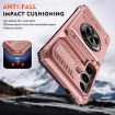 Samsung Galaxy A55 5G Shockproof Card Case with Ring Holder - Rose Gold - 3