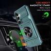 Samsung Galaxy A55 5G Shockproof Card Case with Ring Holder - Green - 2