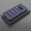 Magic Shield TPU + Flannel Phone Case for Nothing Phone 2a - Dark Blue - 2