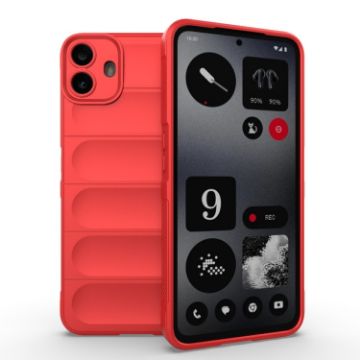 Nothing CMF Phone 1 Magic Shield TPU + Flannel Case - Red - 1