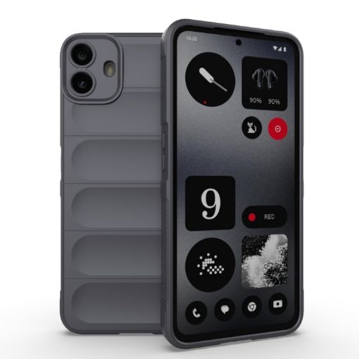 Nothing CMF Phone 1 Magic Shield TPU + Flannel Case Dark Grey - 1