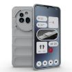 Nothing Phone 3a Pro Magic Shield TPU + Flannel Case - Grey - 1