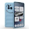 Nothing Phone 3a Pro Magic Shield TPU + Flannel Case Light Blue - 1