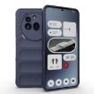 Nothing Phone 3a Pro Magic Shield TPU + Flannel Case - Dark Blue - 1