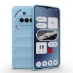 Nothing Phone 3a Magic Shield TPU + Flannel Case - Light Blue - 1